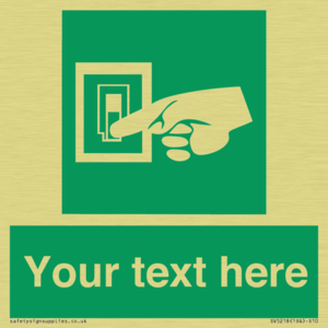 Custom Light Switch Sign